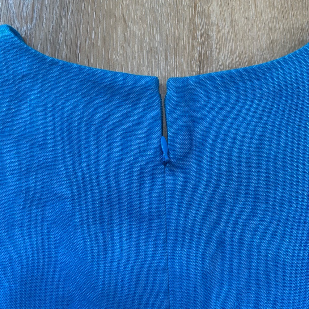 Talbots Linen Sheath Dress Size 4 - Picture 7 of 12
